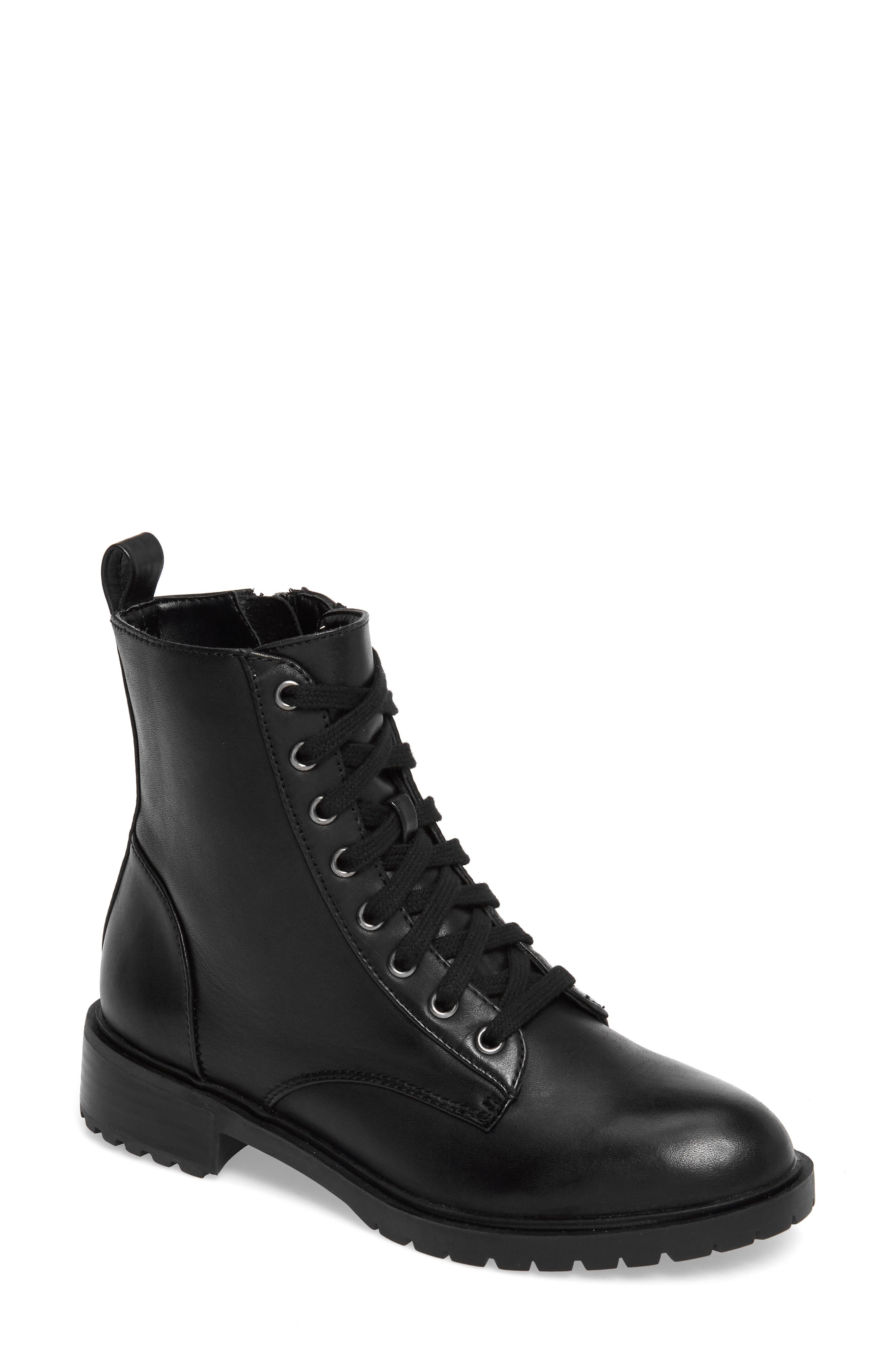 Steve Madden Officer Combat Boot, Main, color, 