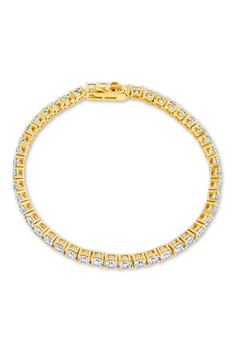 Jadon Cubic Zirconia Tennis Bracelet, Main, color, GOLD