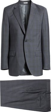 Peter Millar Flynn Classic Fit Plaid Wool Suit
