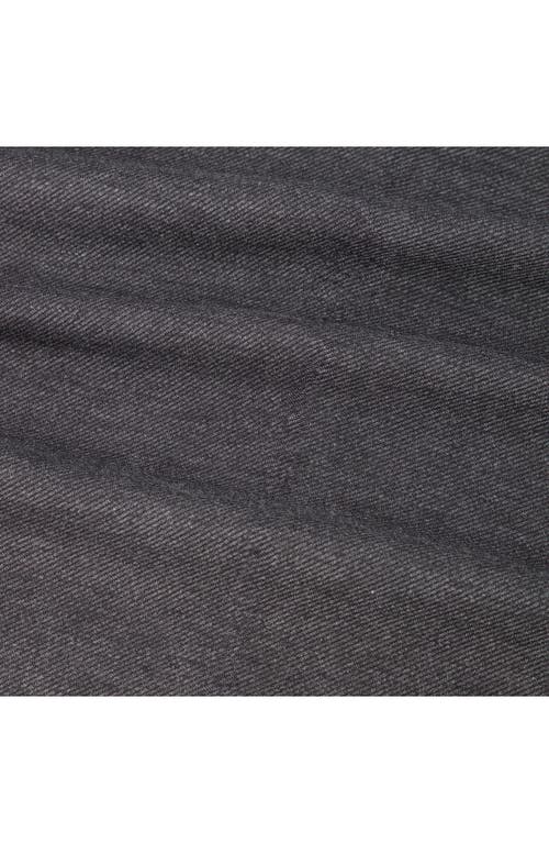 Victor Emmanuel Charcoal Grey Mélange Comfort Knit Sport Coat In Gray