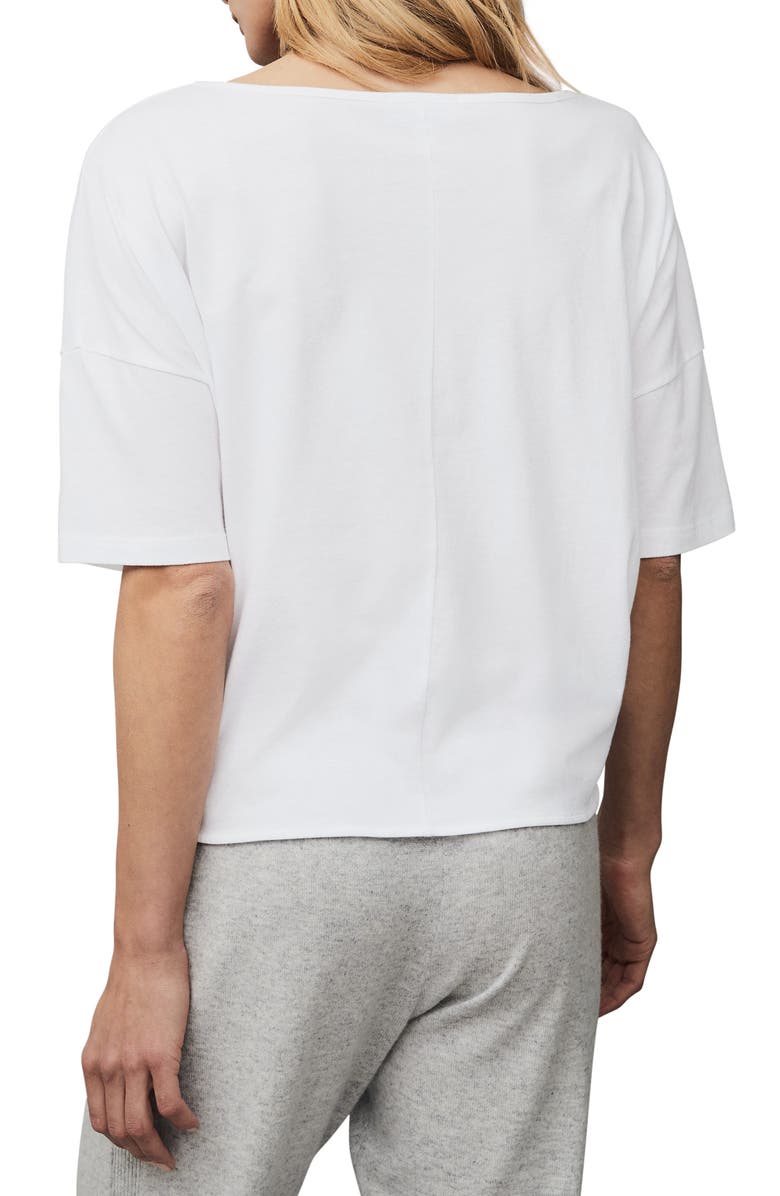 The White Company Tie Hem T-Shirt, Alternate, color, 