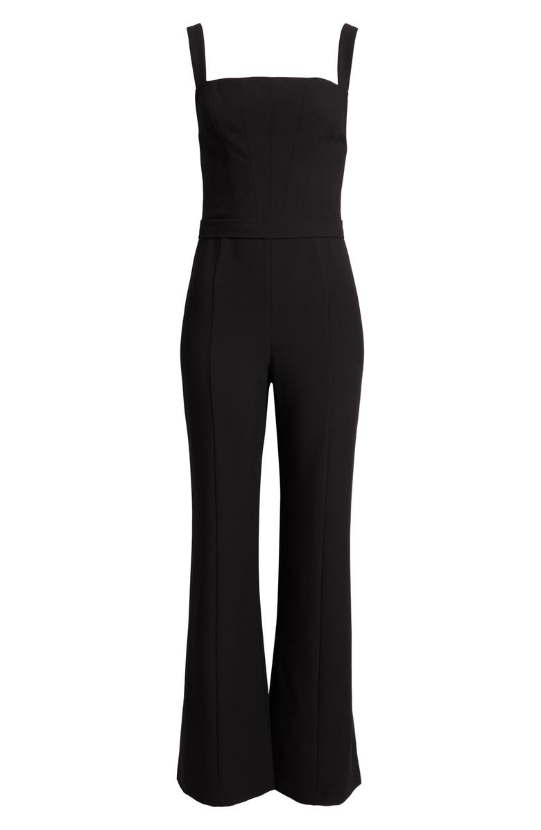 Black Halo Zorach Square Neck Jumpsuit, Alternate, color, 