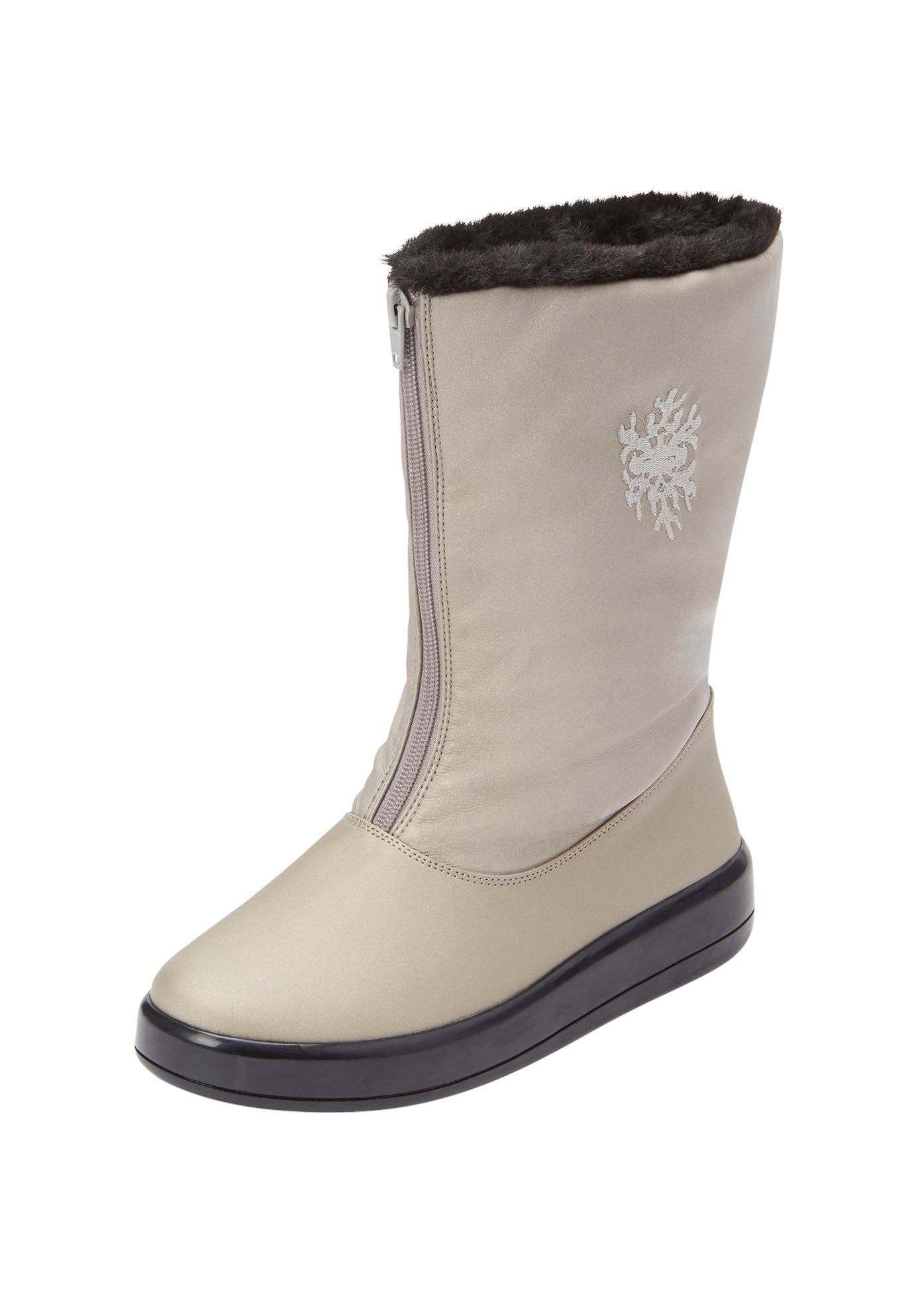 Comfortview The Snowflake Weather Boot, Main, color, Gunmetal