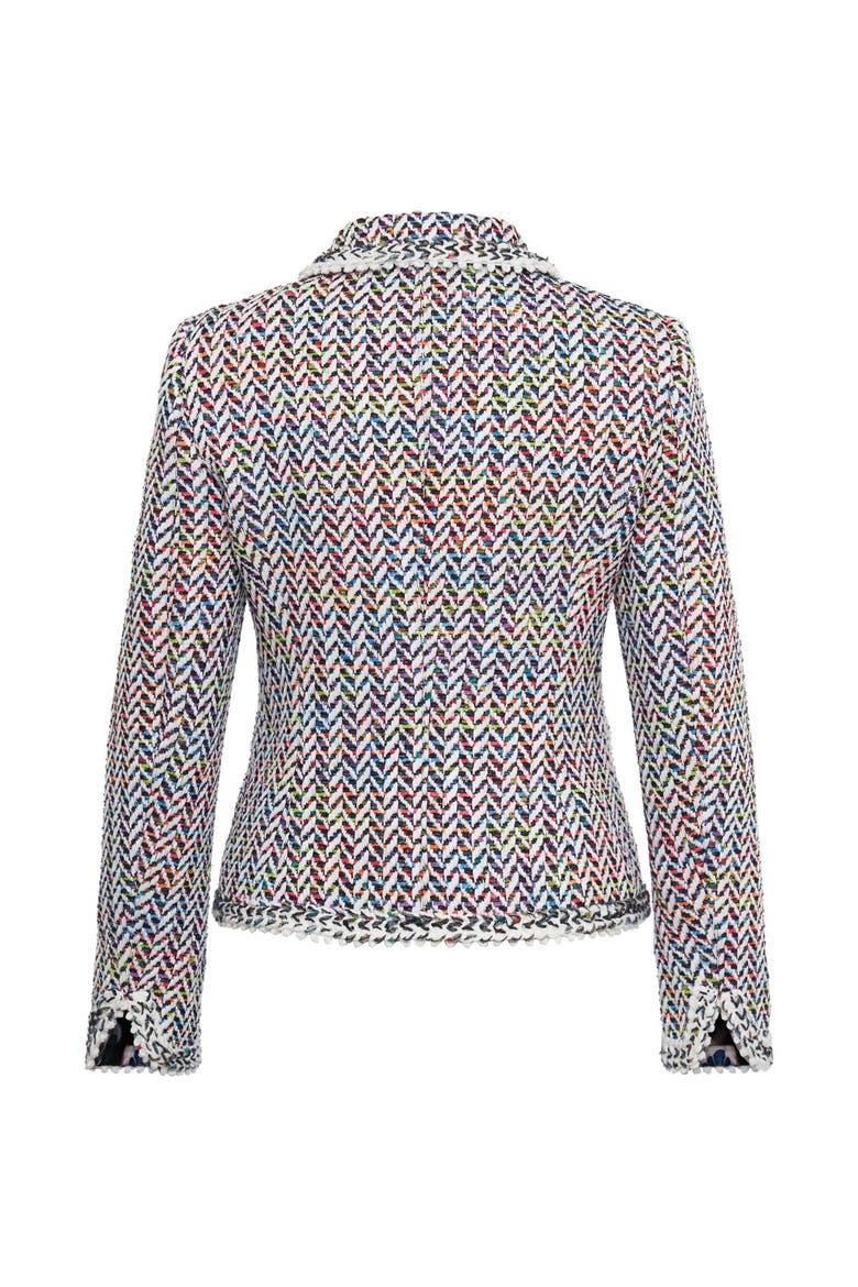 Tweed Jacket With Patch Pockets, Alternate, color, Multicolour
