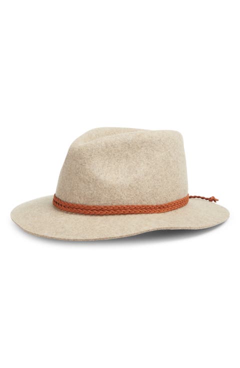 Double-Braid Wool Felt Fedora