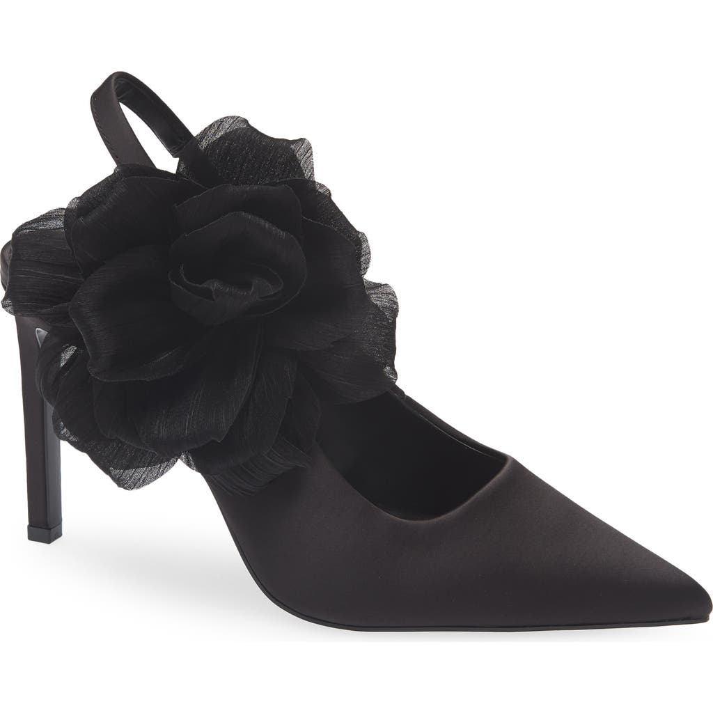 Shop Karl Lagerfeld Paris Sariyah Slingback Pump In Black