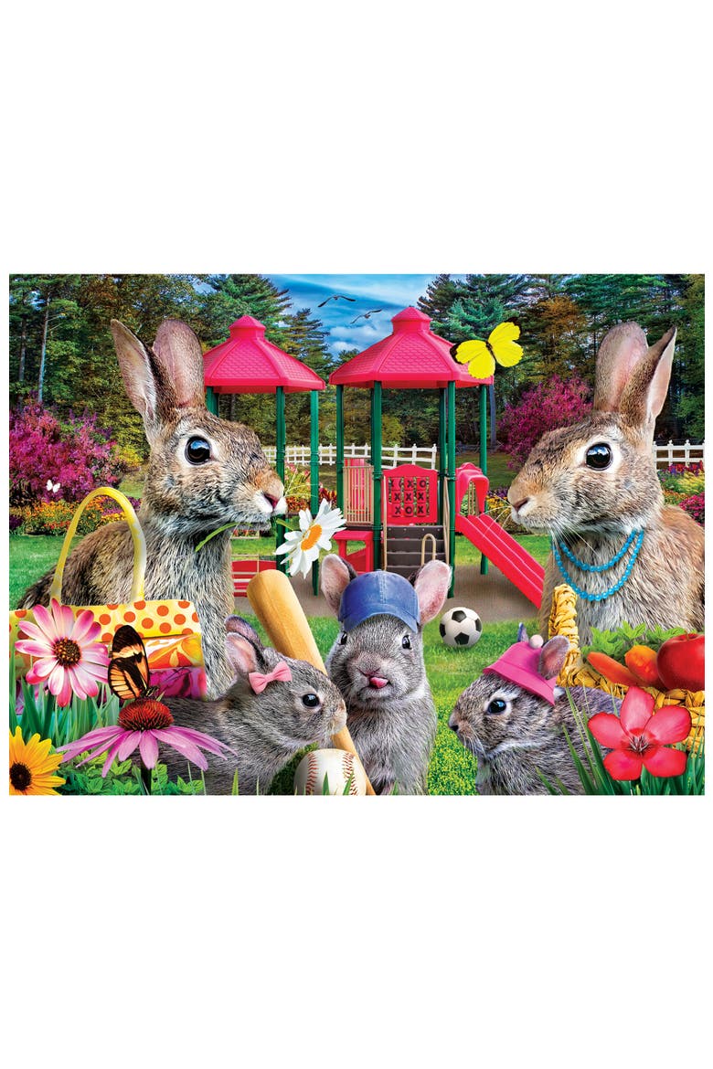Playdate at the Park 300 Piece Puzzle, Alternate, color, Multicolor