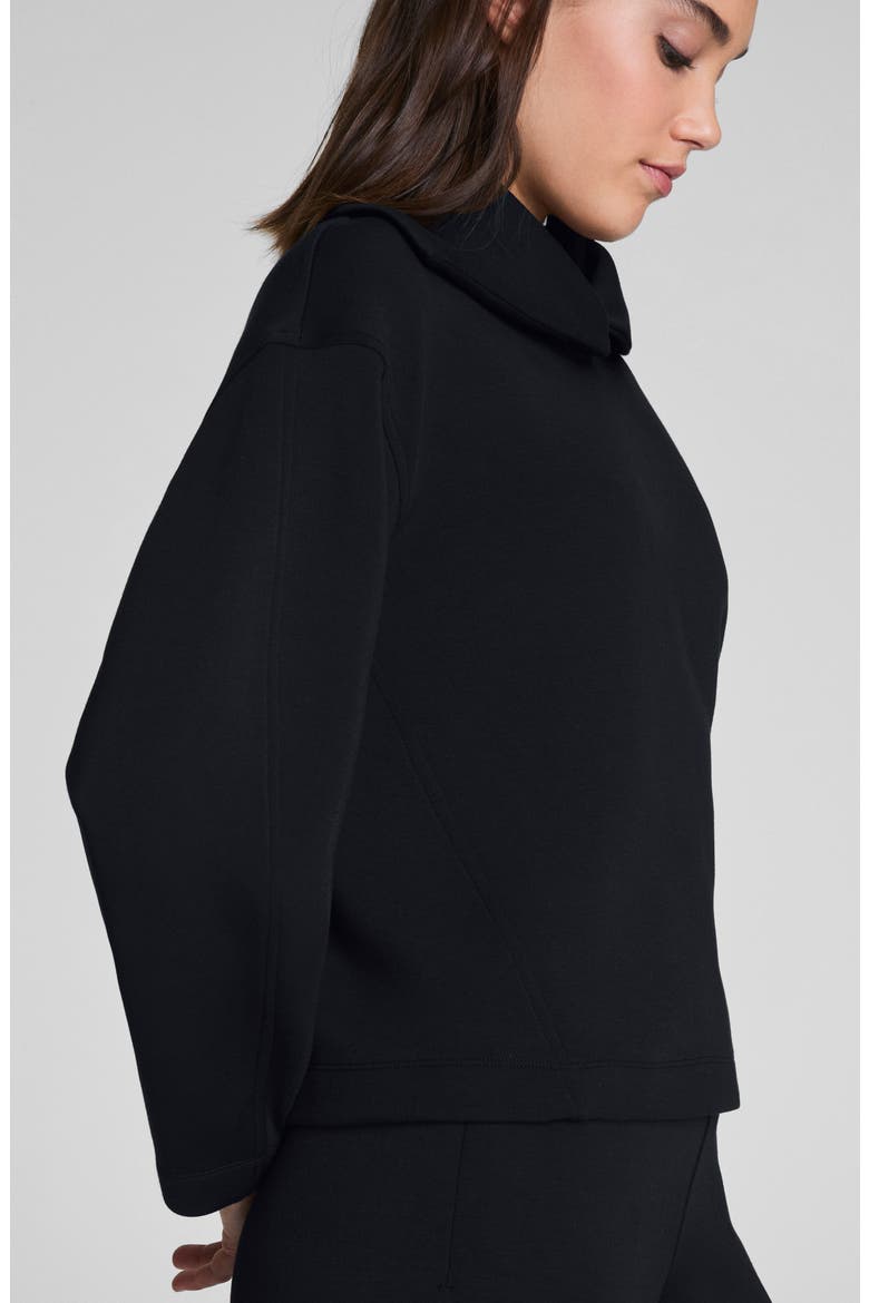 Brushed Hoodie, Alternate, color, VERY BLACK