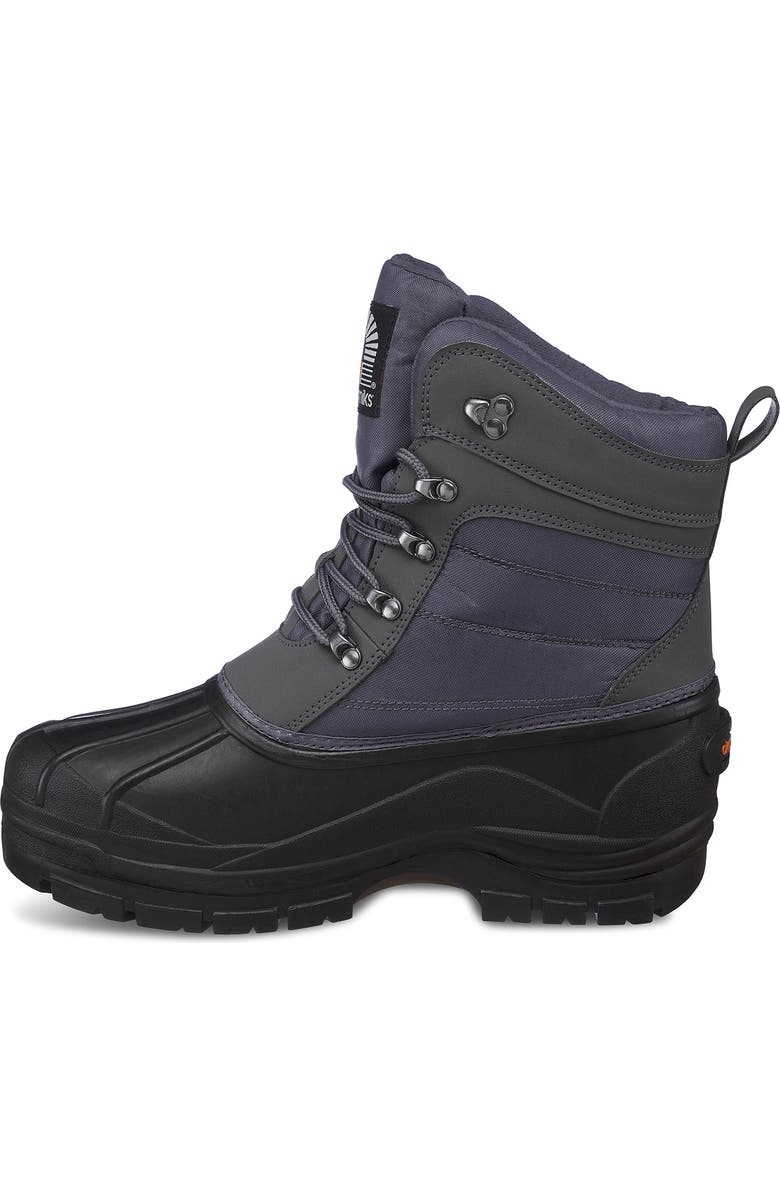 AKADEMIKS Waterproof Duck Toe Snow Boot, Alternate, color, Grey