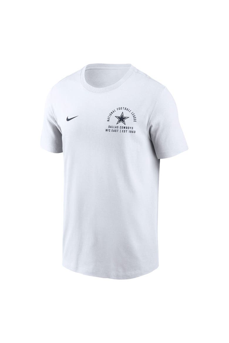 Men's Nike Gray Dallas Cowboys Split Logo T-Shirt, Alternate, color, Gray