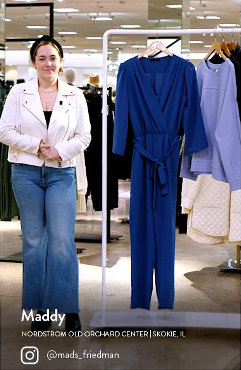 Long Sleeve Belted Jumpsuit, sales video thumbnail