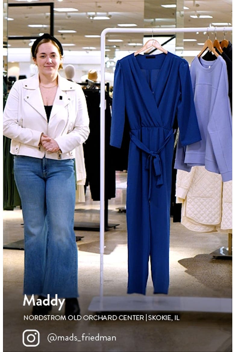 Long Sleeve Belted Jumpsuit video