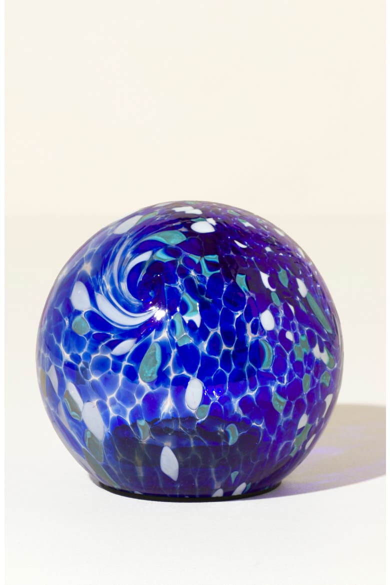 6" Solar Garden Globe Lights, Main, color, Atlantic Blue