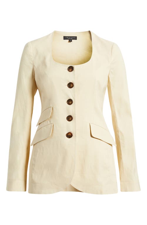 RAG & BONE RAG & BONE ROSLYN LINEN BLEND BLAZER