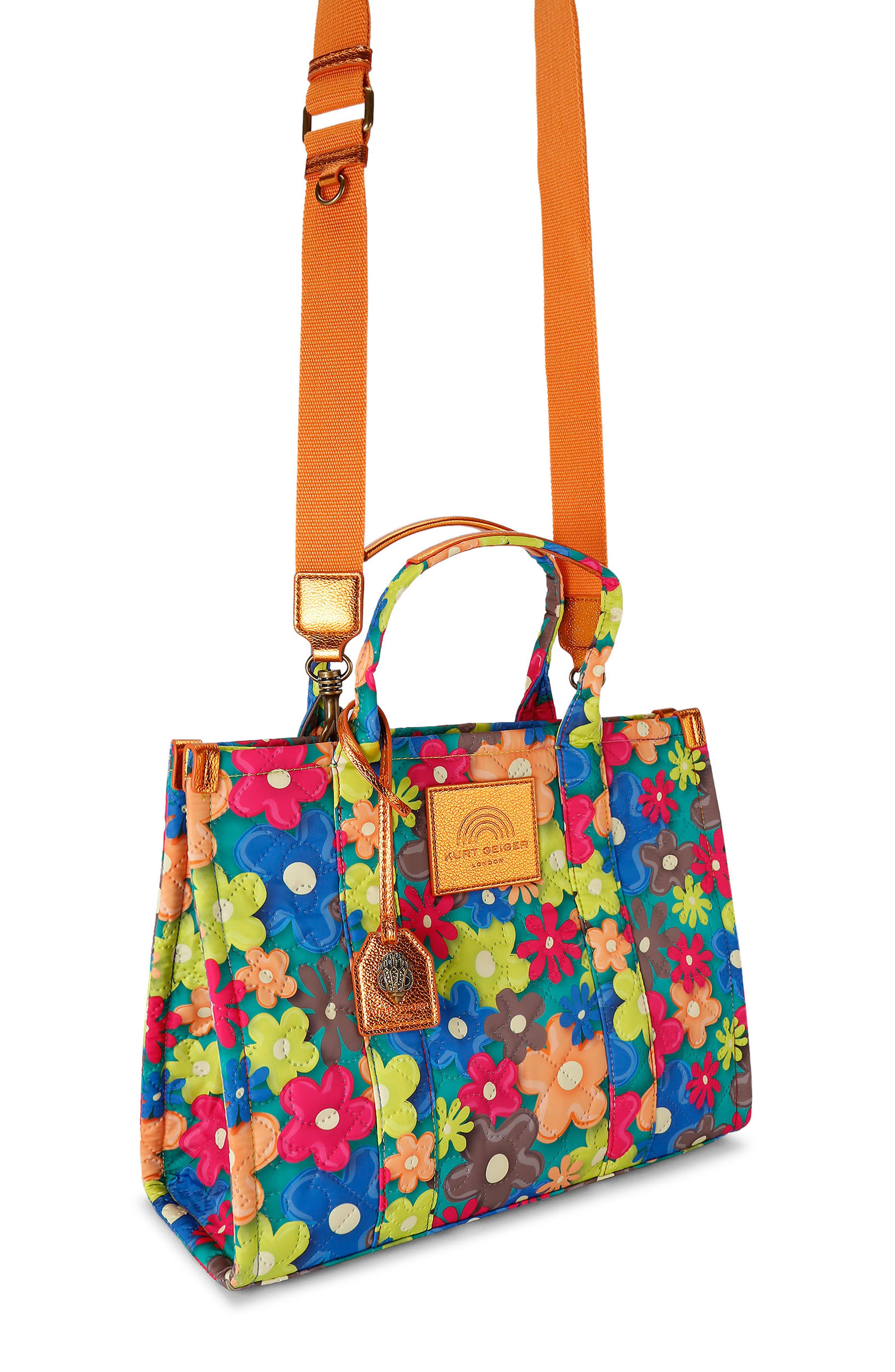 Southbank Quilted Tote, Alternate, color, BLUE MULTI