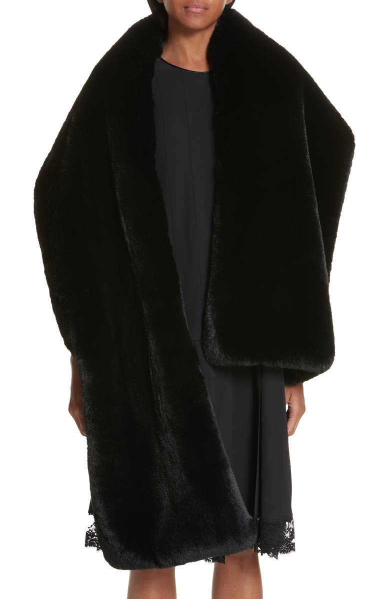 Marc Jacobs Faux Fur Stole, Main, color,