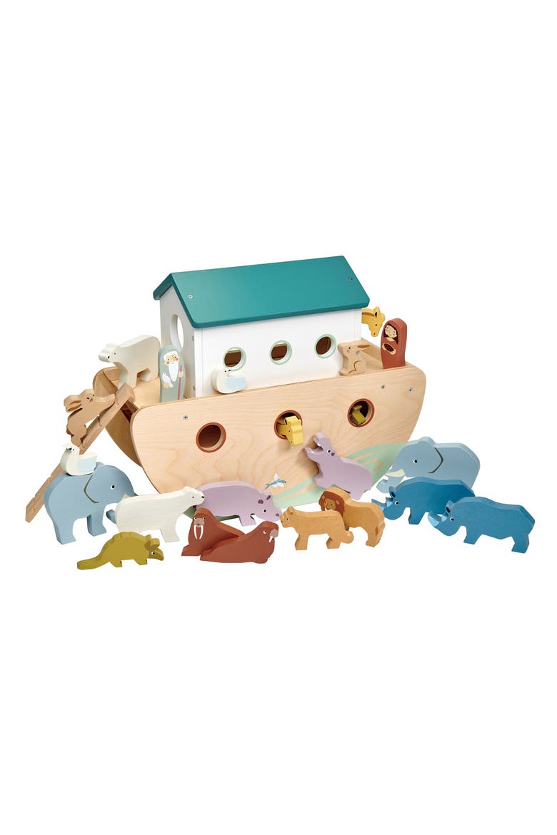 Noah's Ark Wooden Playset, Alternate, color, MULTI
