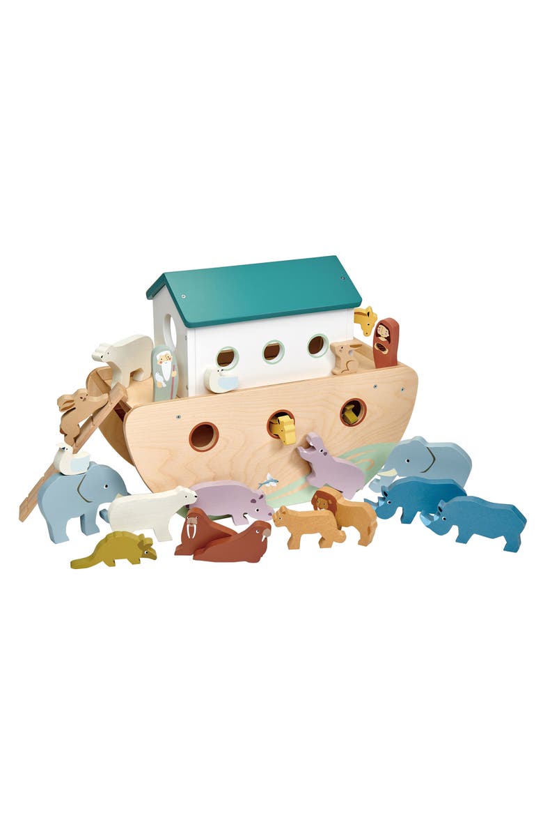 Tender Leaf Toys Noah's Ark Wooden Playset, Alternate, color, Multi