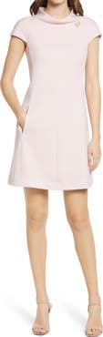 Harper Rose Stand Collar A-Line Dress