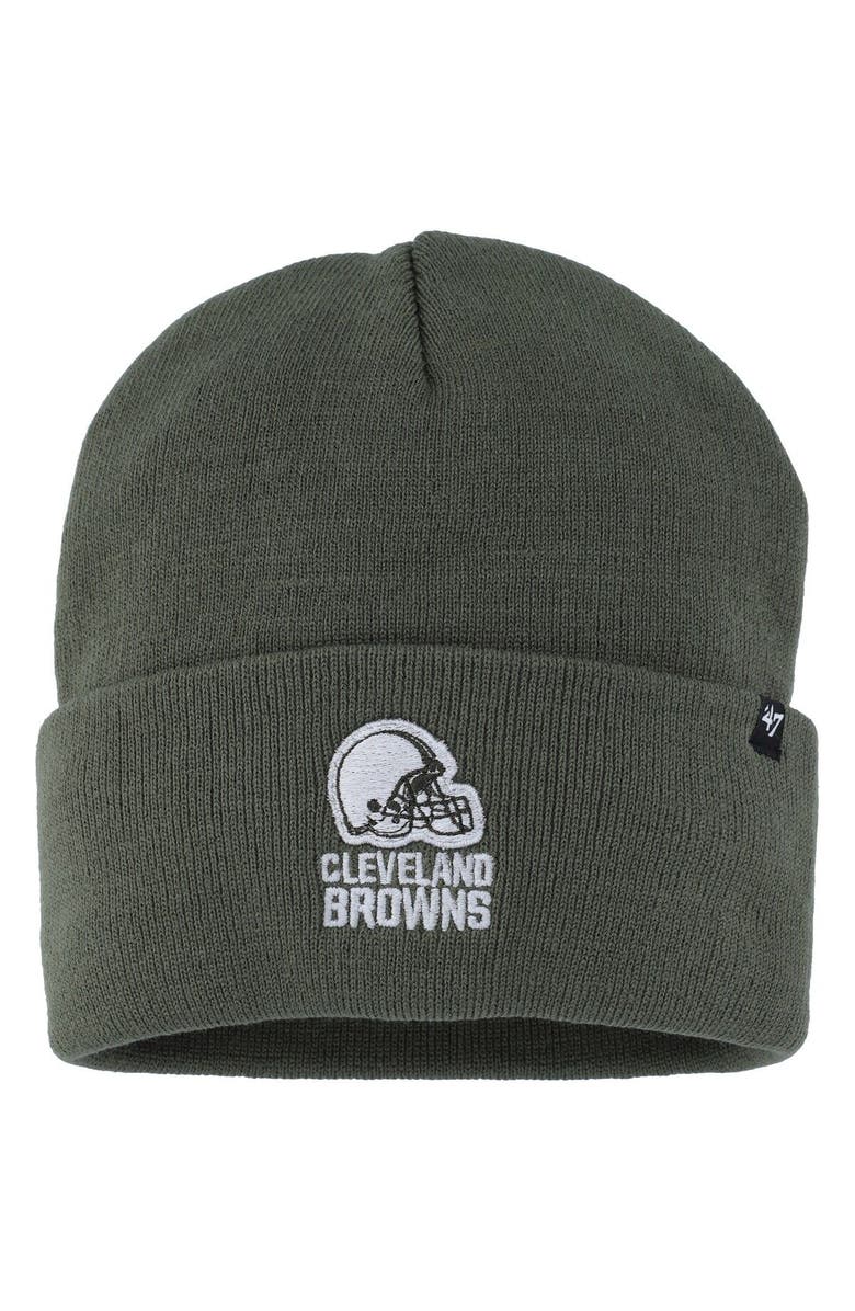 '47 Women's '47  Green Cleveland Browns Haymaker Cuffed Knit Hat, Main, color, Green