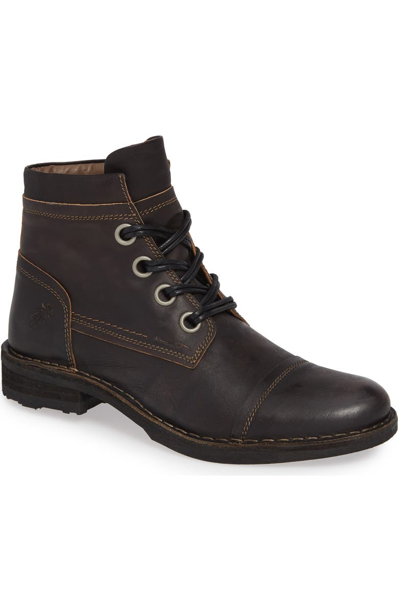 Fly London Rize Cap Toe Boot, Main, color,