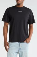 PLEASURES Wordmark Logo Cotton T-Shirt