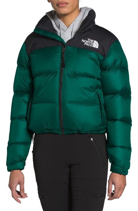 NWOT The North Face deals Emerald Green Quilted Jacket