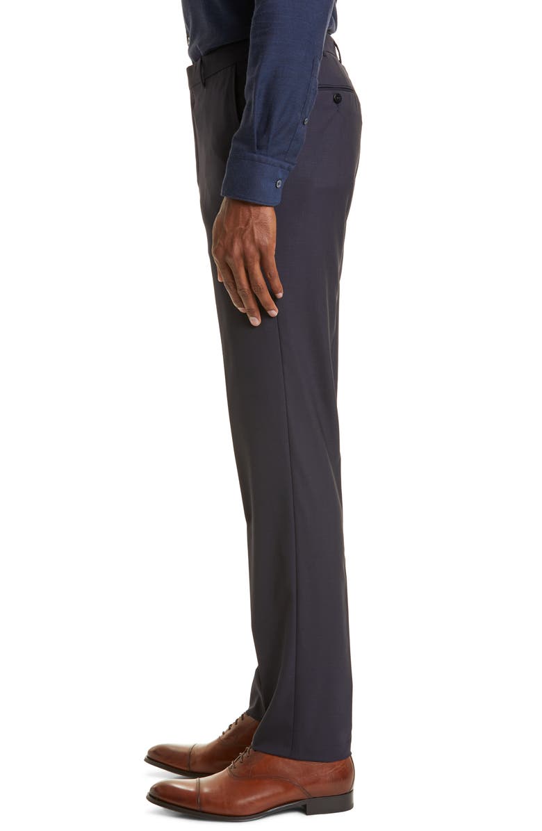 ZEGNA High Performance<sup>™</sup> Wool Trousers, Alternate, color, Navy