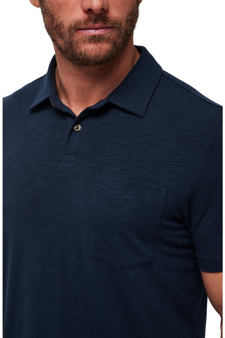Cloud Slub Pocket Polo, Alternate, color, TOTAL ECLIPSE