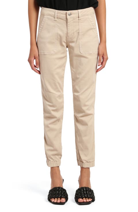 Luxe Twill Utility Jogger Pants