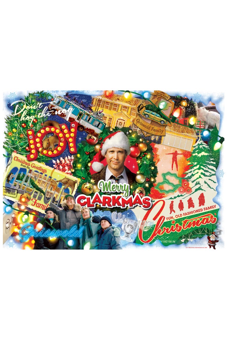 Merry Clarkmas 1000 Piece Puzzle, Alternate, color, Multicolor