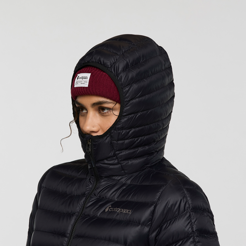 Cotopaxi Fuego Down Hooded Jacket In Black