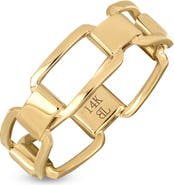 Bony Levy 14K Gold Link Statement Ring