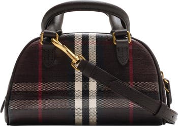 Burberry Mini Highlands Bowling Bag | Nordstrom