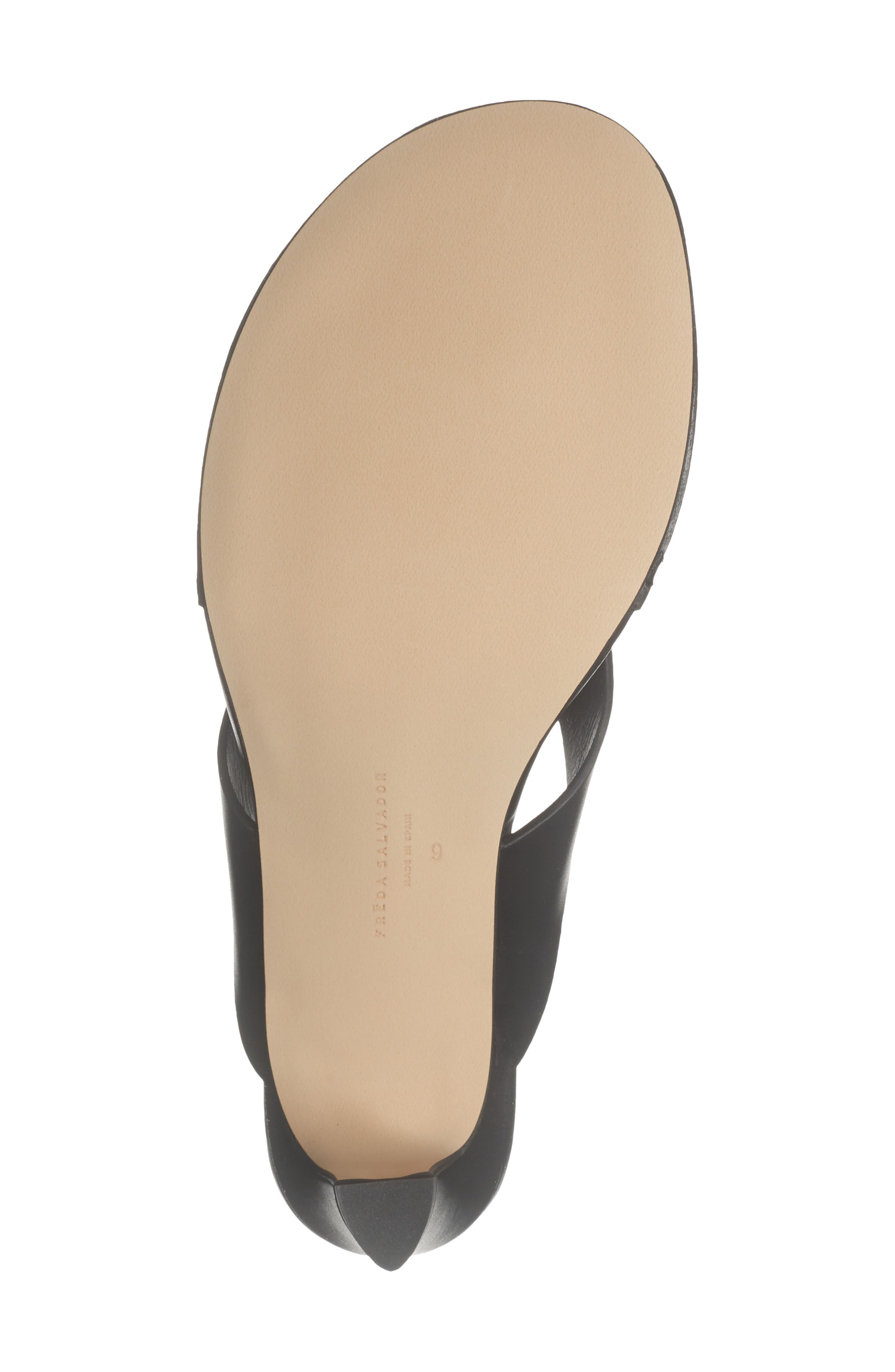 Freda Salvador Flip Flop, Alternate, color, Black Calf