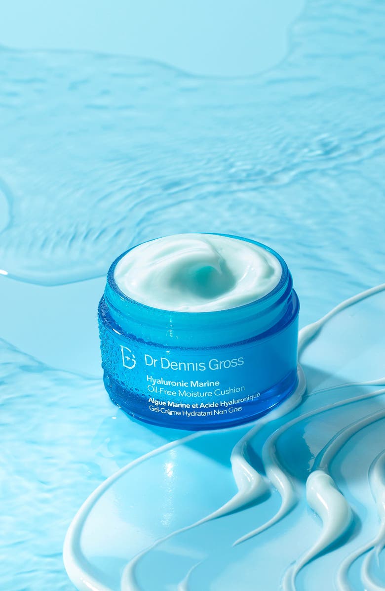 Dr. Dennis Gross Skincare Hyaluronic Marine<sup>™</sup> Oil-Free Moisture Cushion, Alternate, color, 