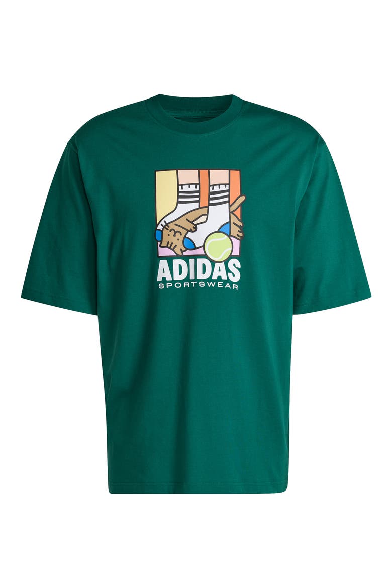 Pop Art Graphic Tee, Alternate, color, COLLEGIATE GREEN
