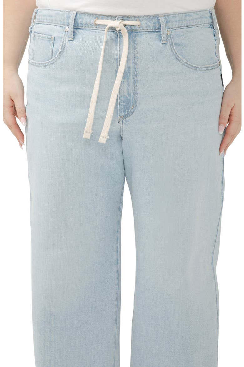 Be Easy Drawstring Jeans, Alternate, color, INDIGO