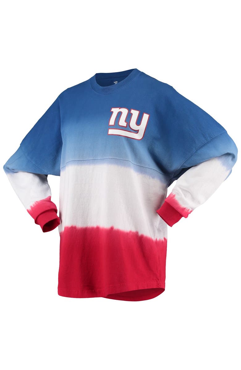 FANATICS Women's Fanatics Branded Royal/Red New York Giants Ombre Long Sleeve T-Shirt, Alternate, color, 