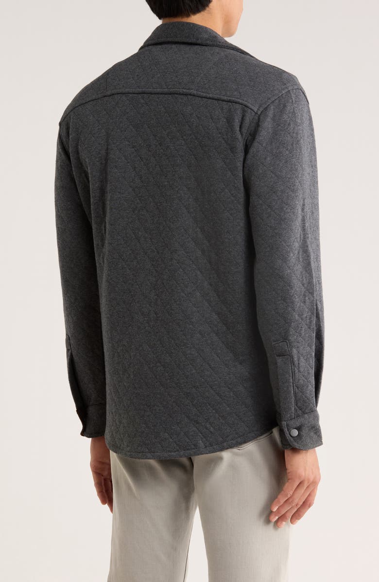 Vintage 1946 Quilted Shirt Jacket, Alternate, color, Charcoal Heather