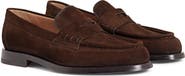 Santoni Women's Suede Penny Loafer