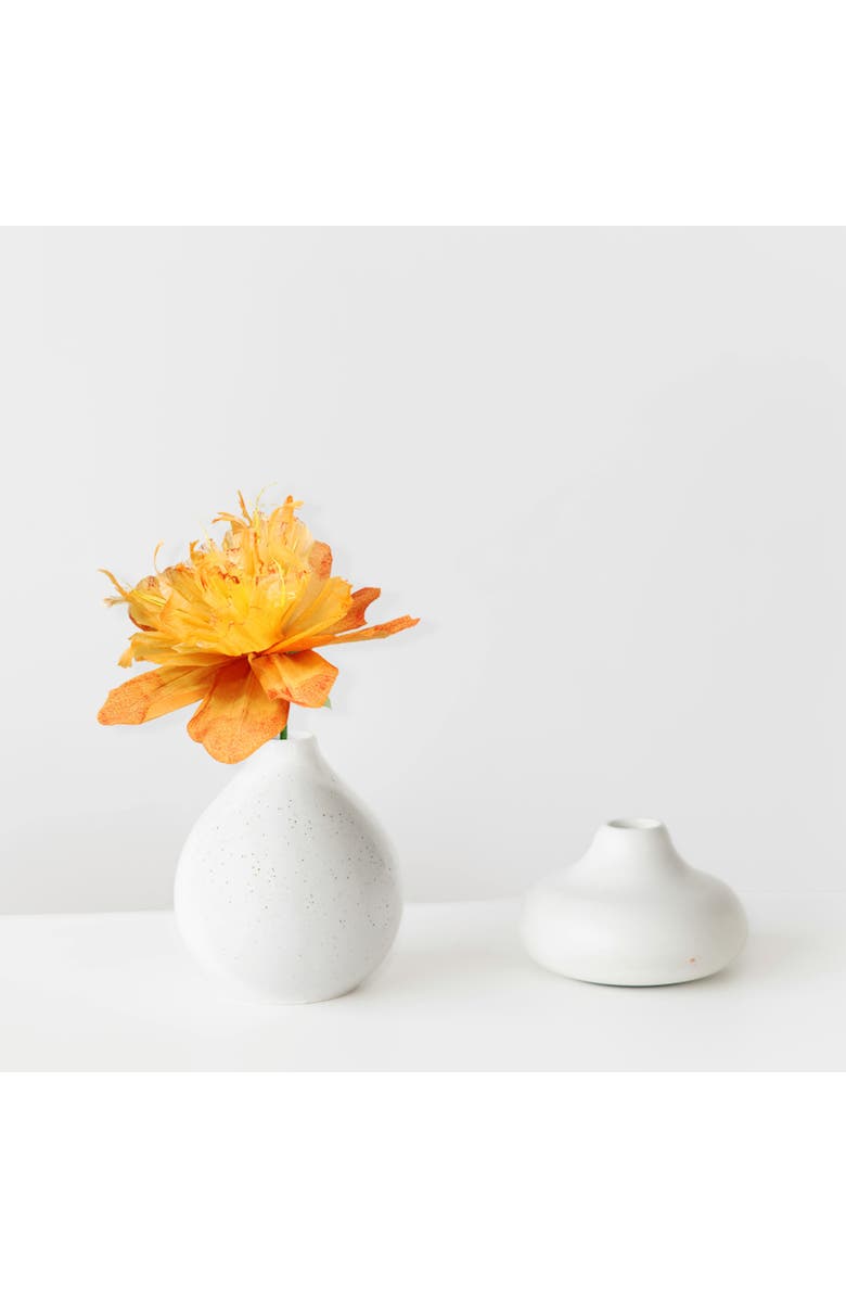 Northlight 26" Orange and Green Spring Floral Artificial Craft Stem, Alternate, color, Orange