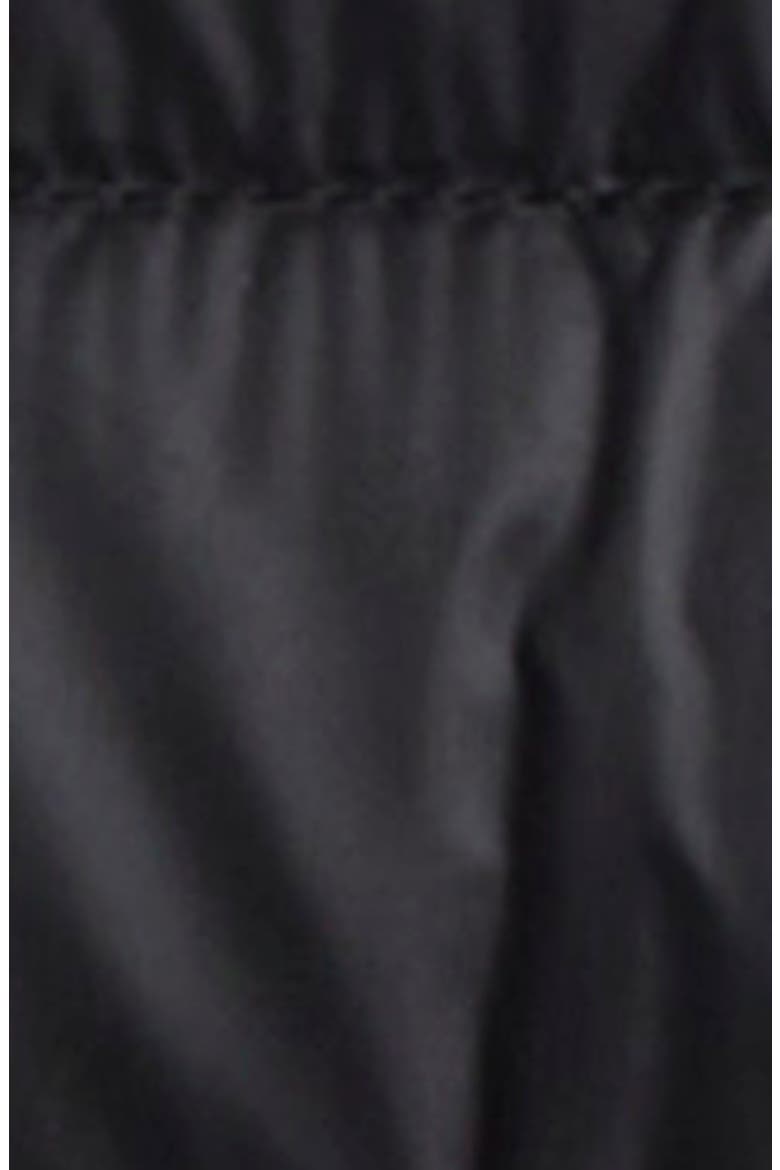 Igelle Down Puffer Jacket, Alternate, color, BLACK/ BLACK