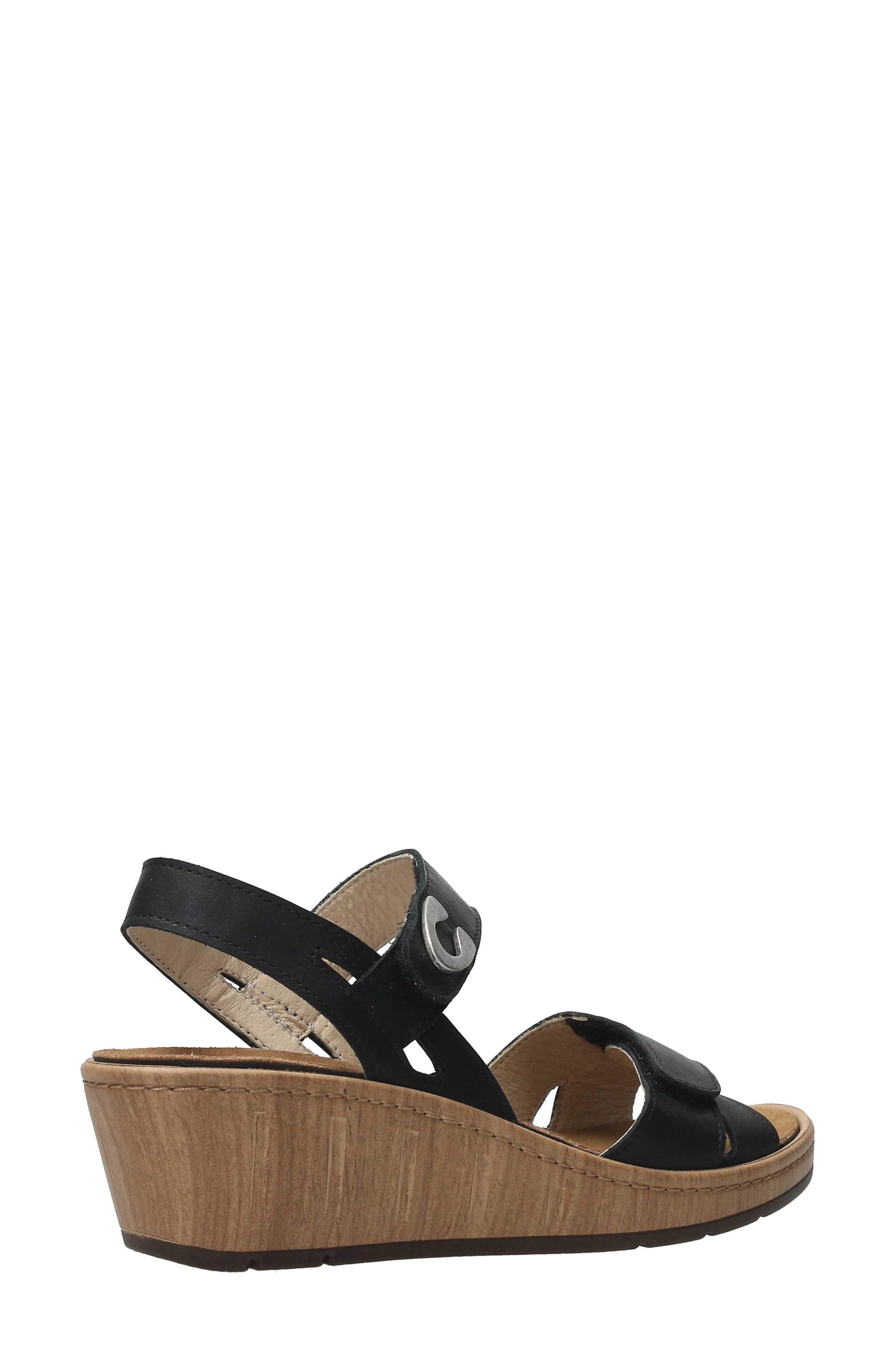 Wolky Sanibel Platform Wedge Sandal, Alternate, color, 
