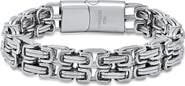 HMY JEWELRY Men's Stainless Steel Double Chain Bracelet
