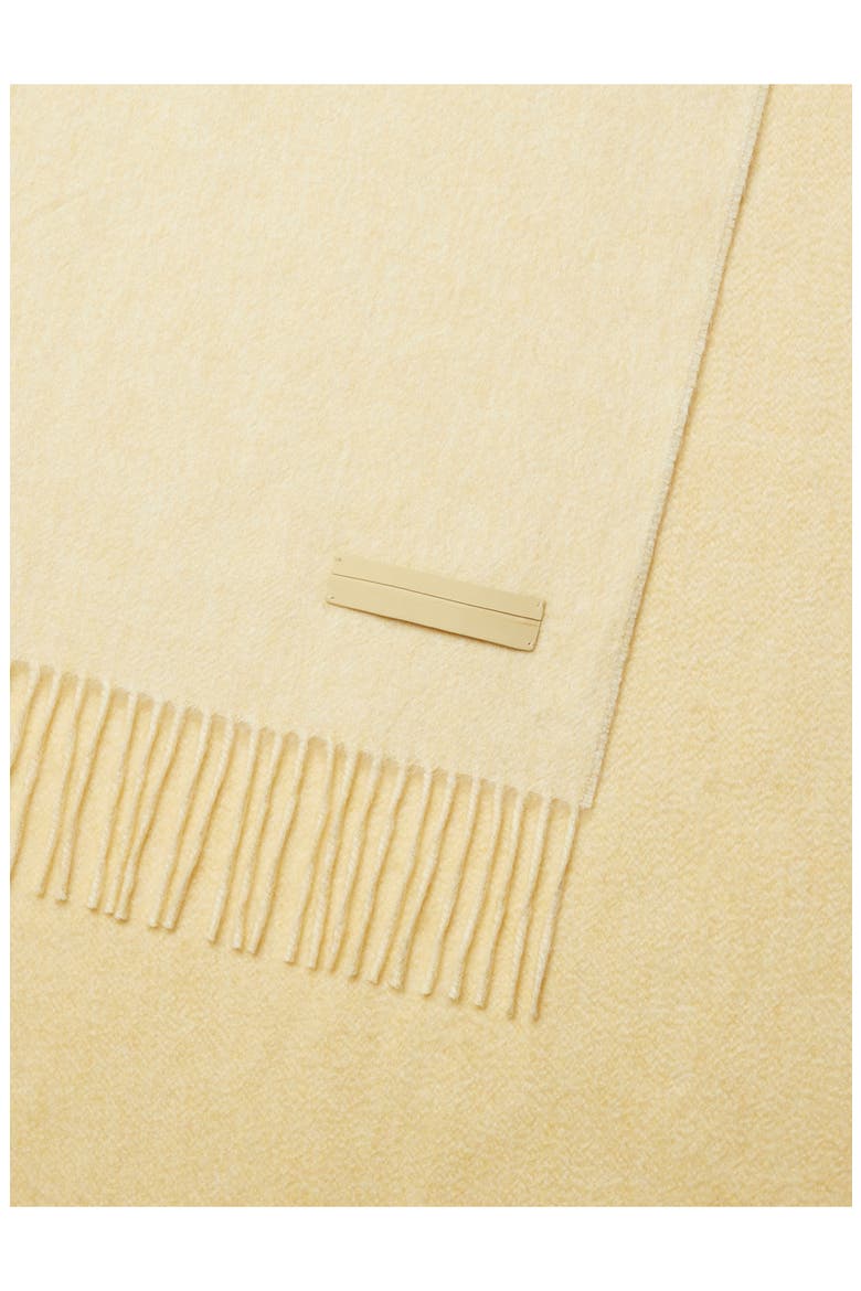 Oasi Cashmere Scarf, Alternate, color, PASTEL YELLOW