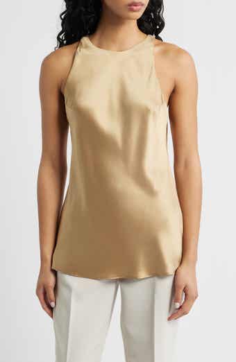 Saskia Silk Tank Top