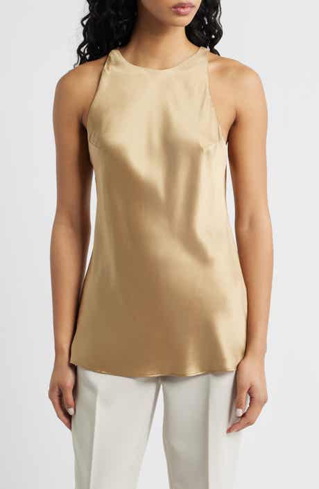 Saskia Silk Tank Top