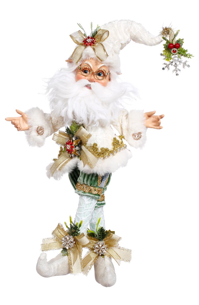 Mark Roberts NorthPole Snowflake Elf, Small, Main, color, White