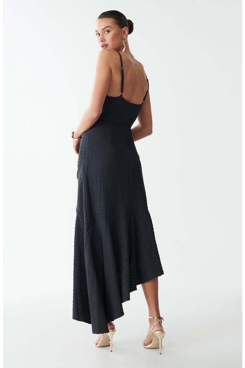 Leo Midi Dress, Alternate, color, Charcoal